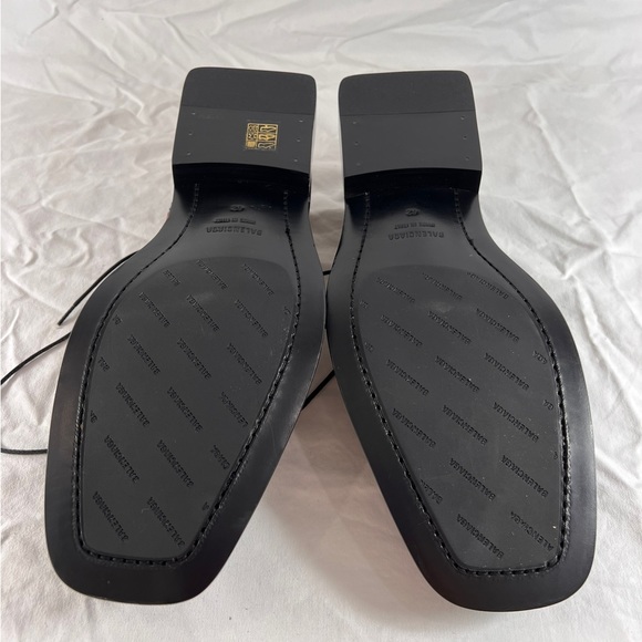 BALENCIAGA I Love Paris Men's Black Canvas Laces Up Marked as 42 9US - Picture 4 of 14